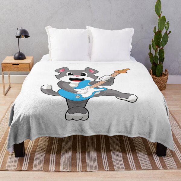 Artikelvorschau, Katze Musiker Gitarre Musik entworfen und verkauft von Snabdesign84.