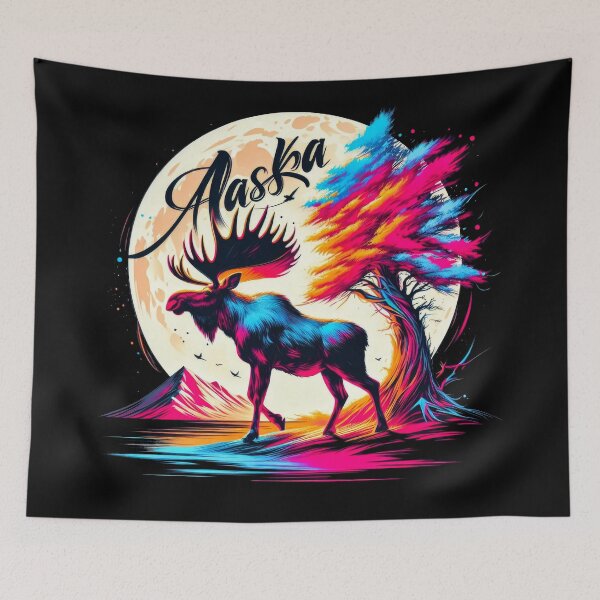 Item preview, Alaska moose designed and sold by NEUMANN ArtWear Boutique.