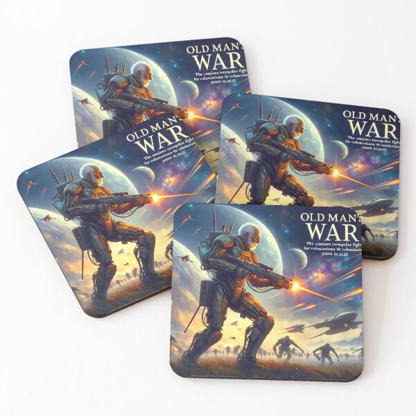 Item preview, Old Man's War - John Scalzi - alternative book Cover designed and sold by Sovietmovies.