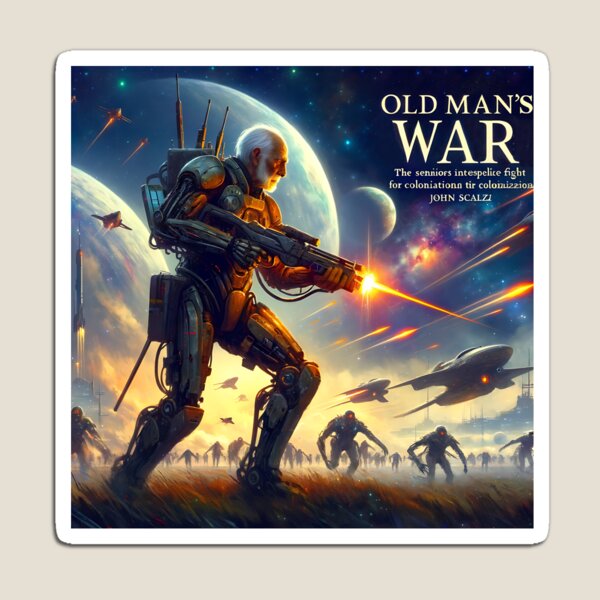 Item preview, Old Man's War - John Scalzi - alternative book Cover designed and sold by Sovietmovies.