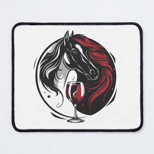 Item preview, Wine and Horses designed and sold by PeelZinc.