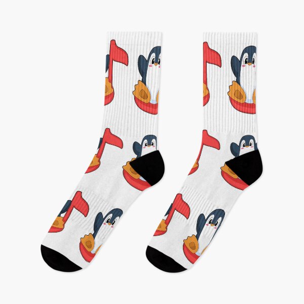 Item preview, Penguin Muiscal note Music designed and sold by Snabdesign84.