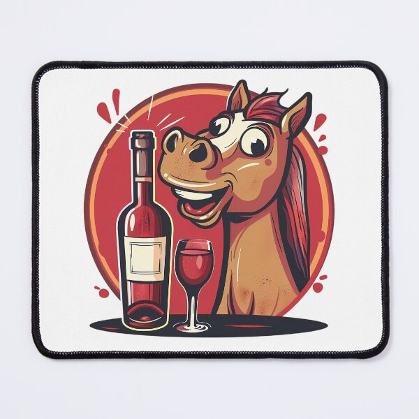 Item preview, Wine and Horses designed and sold by PeelZinc.