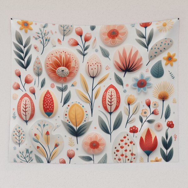 Item preview, Easter Egg Floral Pattern designed and sold by GoKindCreations.