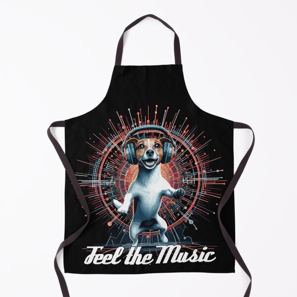 Item preview, Jack Russell Terrier dances feel the music gift designed and sold by Pineapple-Tree.