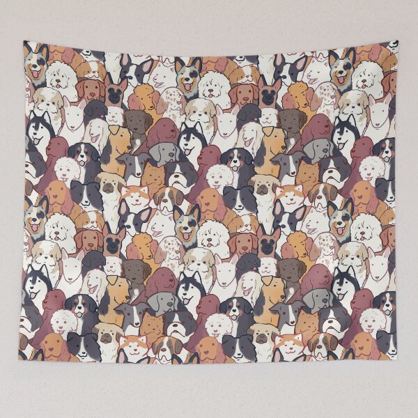 Item preview, Cute dogs pattern designed and sold by Mayarart.
