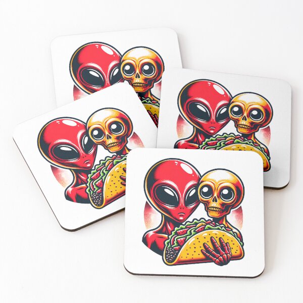 Item preview, Aliens and Tacos designed and sold by PeelZinc.