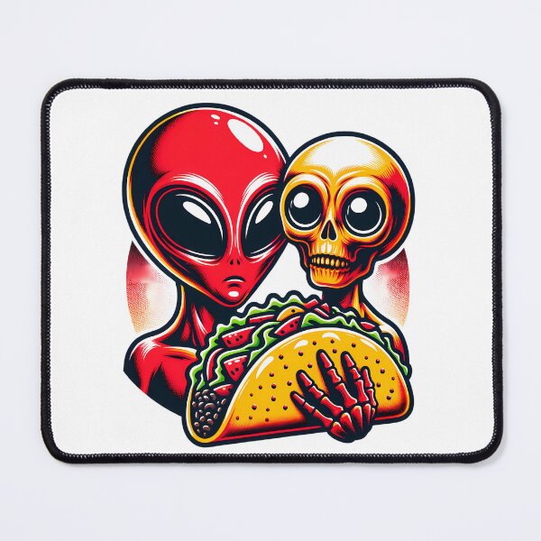 Item preview, Aliens and Tacos designed and sold by PeelZinc.