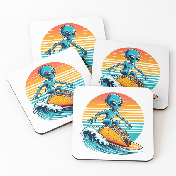 Item preview, Aliens and Tacos designed and sold by PeelZinc.
