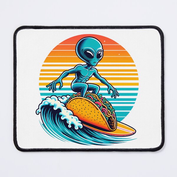 Item preview, Aliens and Tacos designed and sold by PeelZinc.