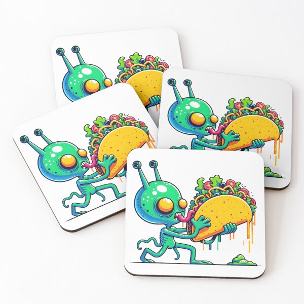 Item preview, Aliens and Tacos designed and sold by PeelZinc.