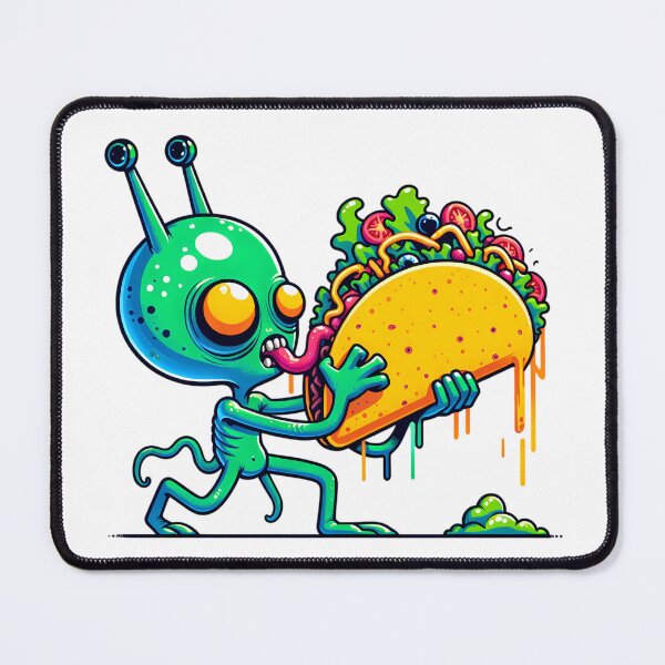 Item preview, Aliens and Tacos designed and sold by PeelZinc.