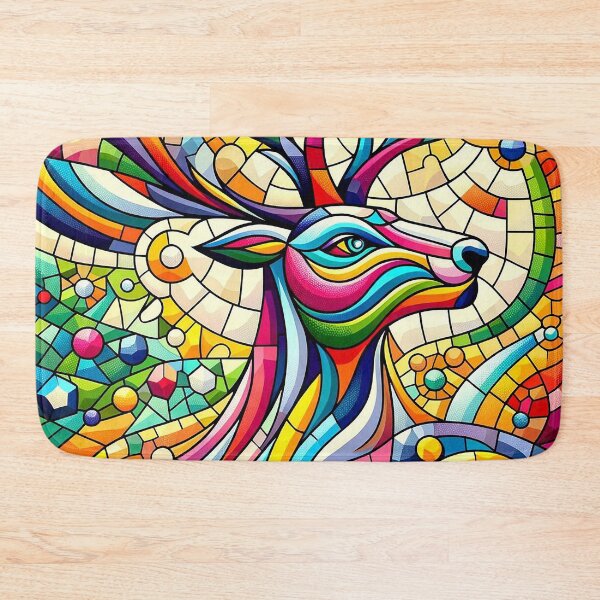 Item preview, Splendor of colors of the mystical deer designed and sold by Cerberus-Art.