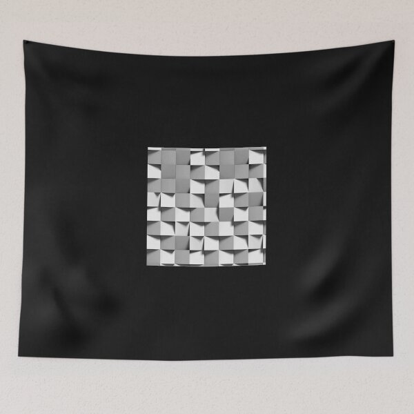 Item preview, 3D Blocks Monochromatic Design   designed and sold by WalteLangworth.