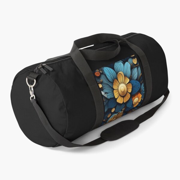 Item preview, 3D Rendering Amber And Blue Floral   designed and sold by WalteLangworth.