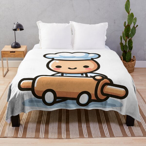 Item preview, Kawaii Baker With Rolling Pin designed and sold by CanvasCutie.