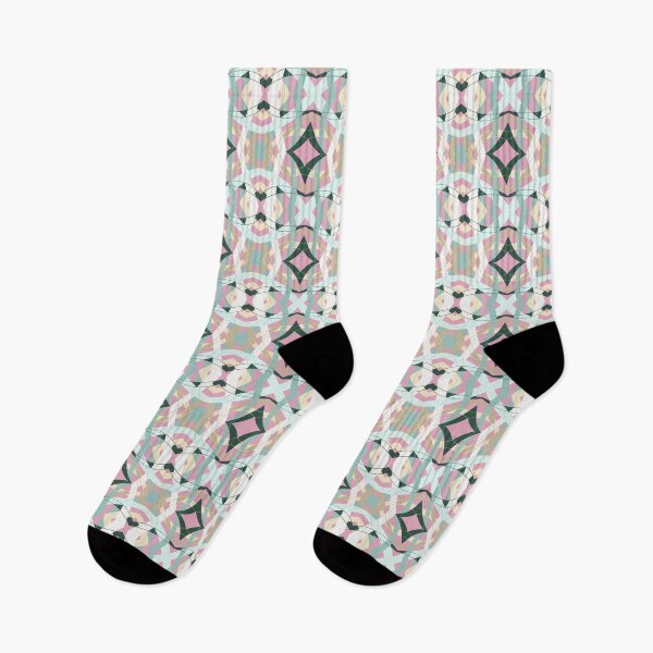 Item preview, Modern pink and mint geometry  designed and sold by KaroLeenaDesign.