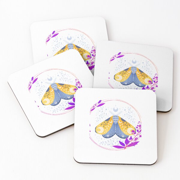 Item preview, chinese moon moth (good fortune, seeing the light) designed and sold by Happyart2024.