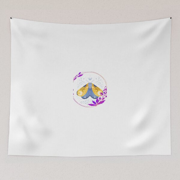 Item preview, chinese moon moth (good fortune, seeing the light) designed and sold by Happyart2024.