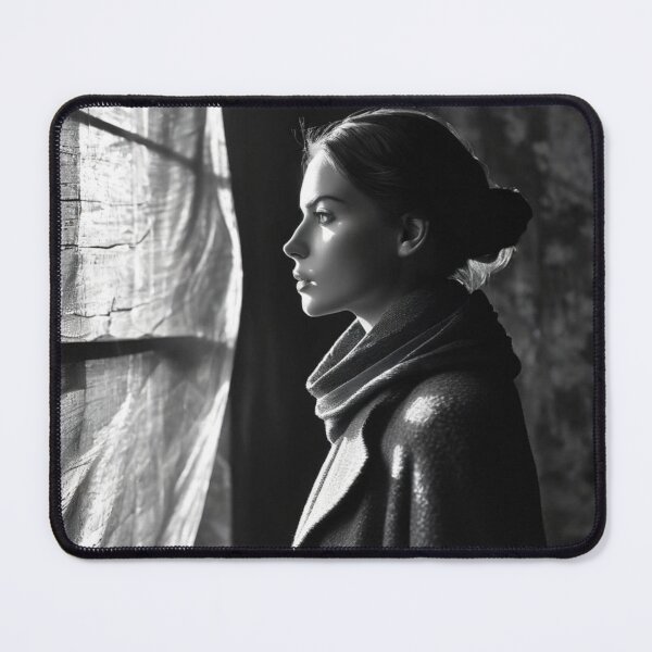Item preview, a spiritual woman and the light beyond the window designed and sold by JangmiHorang.