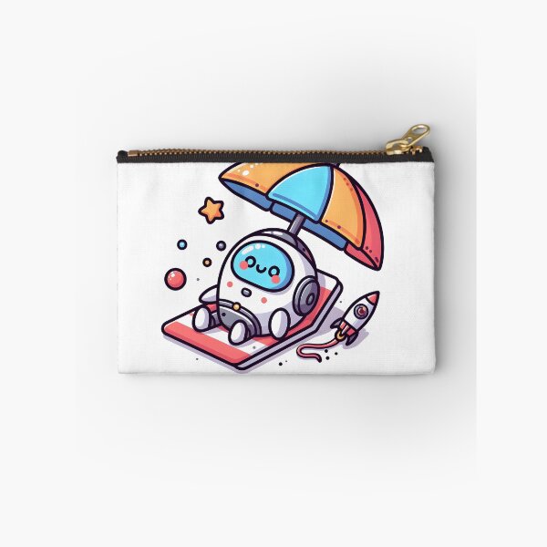Item preview, Kawaii Spaceship With Beach Umbrella designed and sold by CanvasCutie.