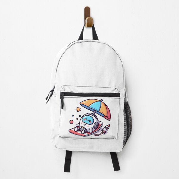 Item preview, Kawaii Spaceship With Beach Umbrella designed and sold by CanvasCutie.