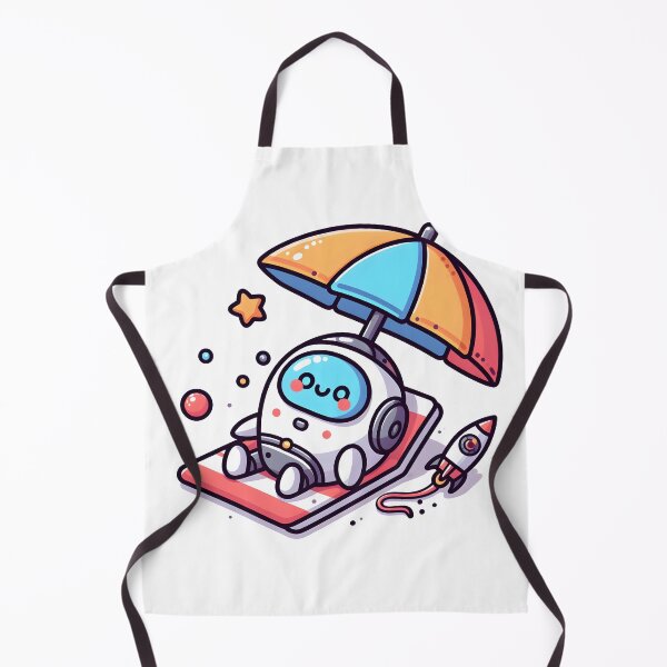 Item preview, Kawaii Spaceship With Beach Umbrella designed and sold by CanvasCutie.