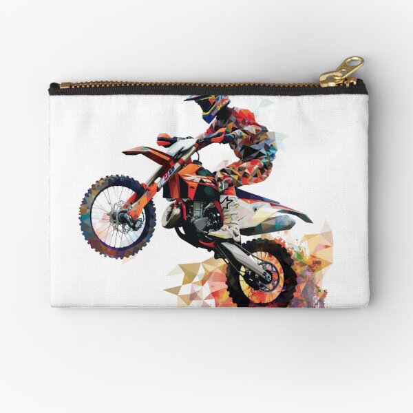 Item preview, Motocross rider performing jump geometric patterns  Active Outdoors Inspired Art designed and sold by CDC40.