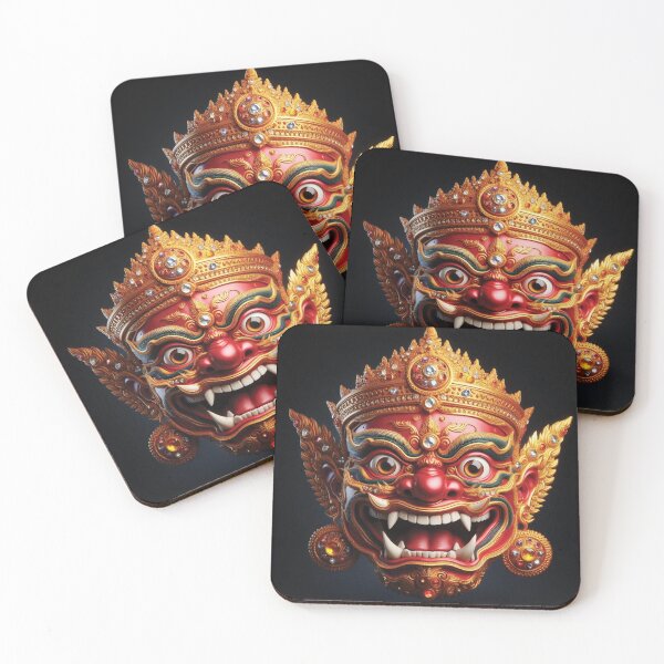 Item preview, Giant red mask with a brutal face Vol.1 designed and sold by Bspaces.