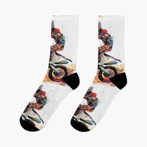 Item preview, Motocross rider performing jump geometric patterns  Active Outdoors Inspired Art designed and sold by CDC40.
