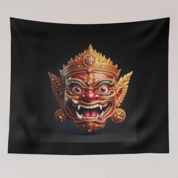 Item preview, Giant red mask with a brutal face Vol.1 designed and sold by Bspaces.