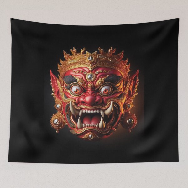 Item preview, Giant red mask with a brutal face Vol.2 designed and sold by Bspaces.