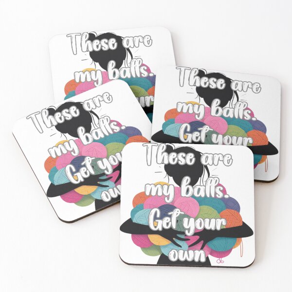 Item preview, These are my balls (yarn). Get your own T-Shirt designed and sold by Fr0mtheMachine.