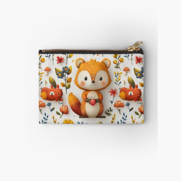Item preview, Cuddly Fox with Autumn Forest Treasures designed and sold by PICbyFemke.