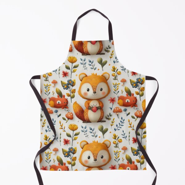 Item preview, Cuddly Fox with Autumn Forest Treasures designed and sold by PICbyFemke.