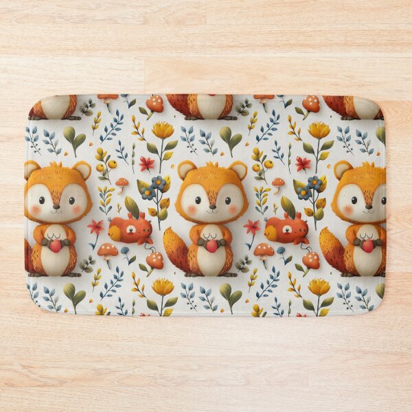 Item preview, Cuddly Fox with Autumn Forest Treasures designed and sold by PICbyFemke.