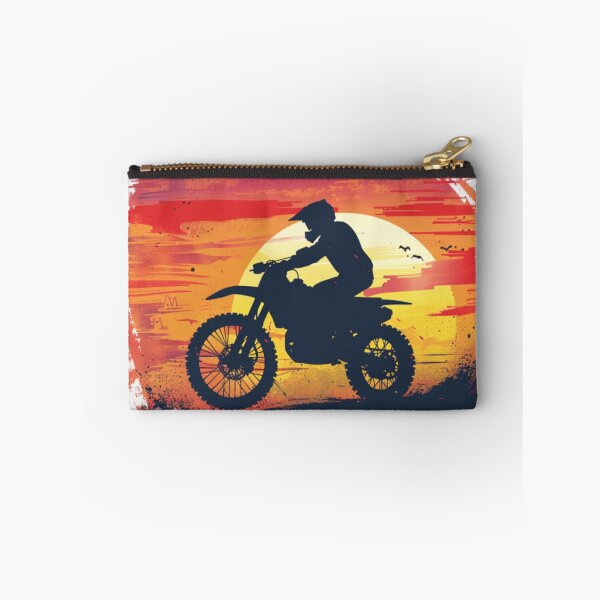 Item preview, Sunset gradient backdrop motocross bike racing  Active Outdoors Inspired Art designed and sold by CDC40.