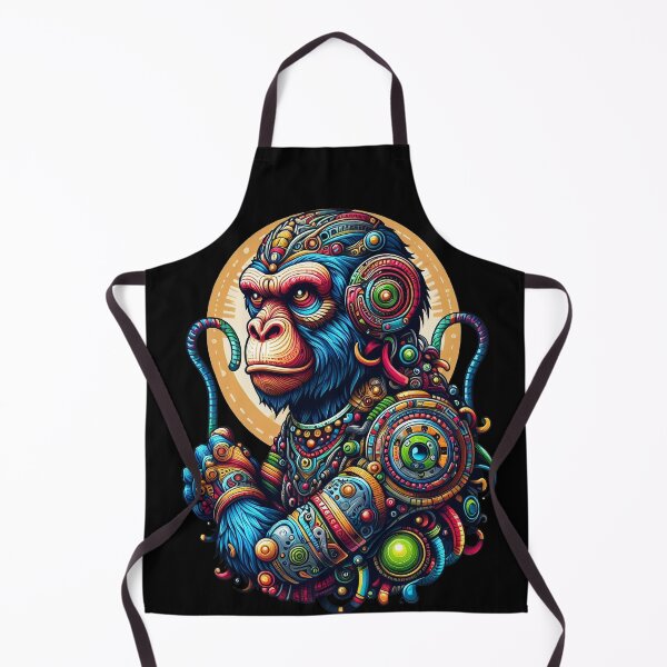 Item preview, Fantasy Ape: Vibrant Monkey Portrait designed and sold by StellarValor.
