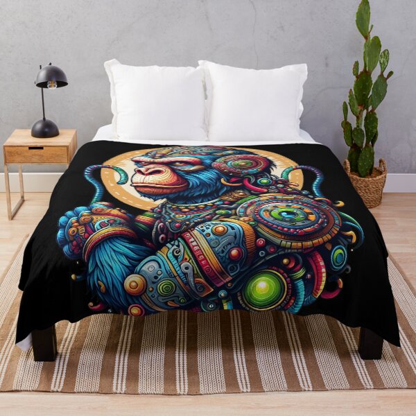 Item preview, Fantasy Ape: Vibrant Monkey Portrait designed and sold by StellarValor.