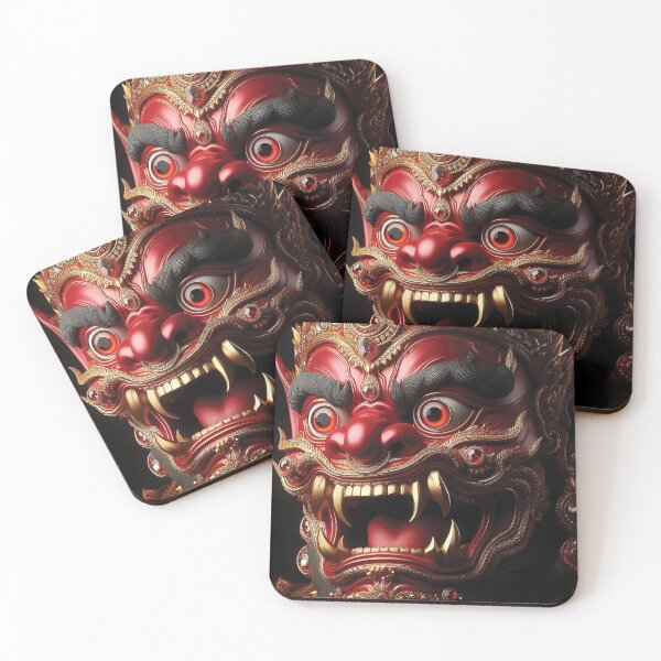 Item preview, Giant red mask with a brutal face Vol.3 designed and sold by Bspaces.