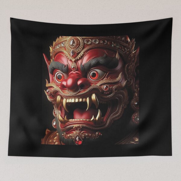 Item preview, Giant red mask with a brutal face Vol.3 designed and sold by Bspaces.