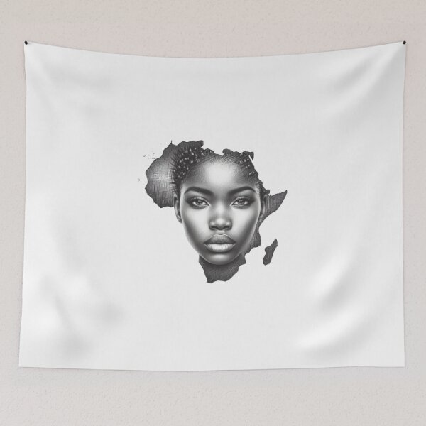 Item preview, African beauty - African woman on african continent designed and sold by NovaMode.