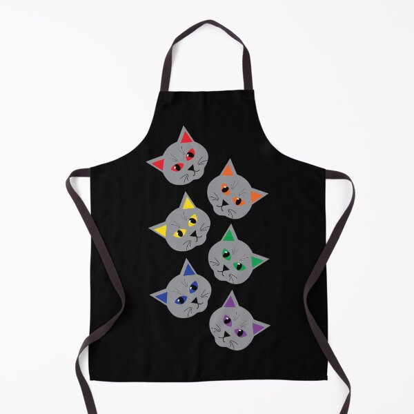 Item preview, LGBTQ rainbow flag color cats designed and sold by NobizArtwerkz.