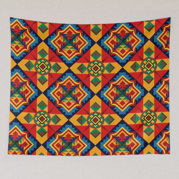 Item preview, African Ankara Pattern Colorful designed and sold by patterncrow.