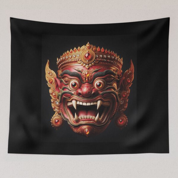 Item preview, Giant red mask with a brutal face Vol.5 designed and sold by Bspaces.