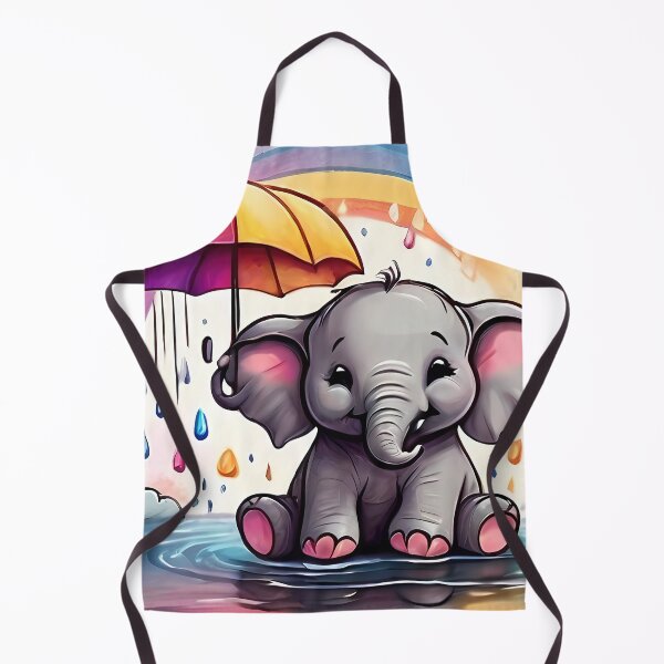 Item preview, Little elephant in the rainbow, cute, umbrela,cool, kids, animal designed and sold by Cyber Kids.