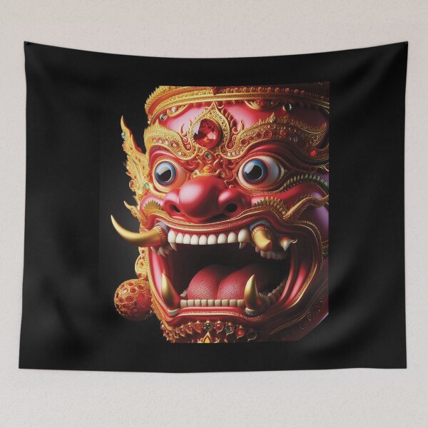 Item preview, Giant red mask with a brutal face Vol.6 designed and sold by Bspaces.