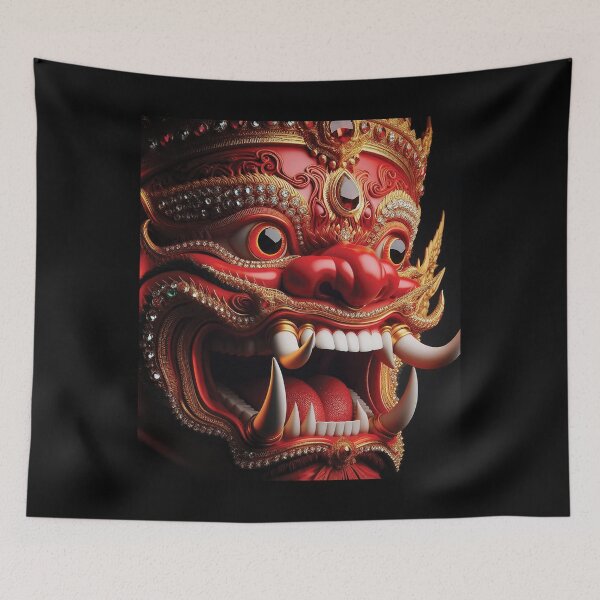 Item preview, Giant red mask with a brutal face Vol.7 designed and sold by Bspaces.