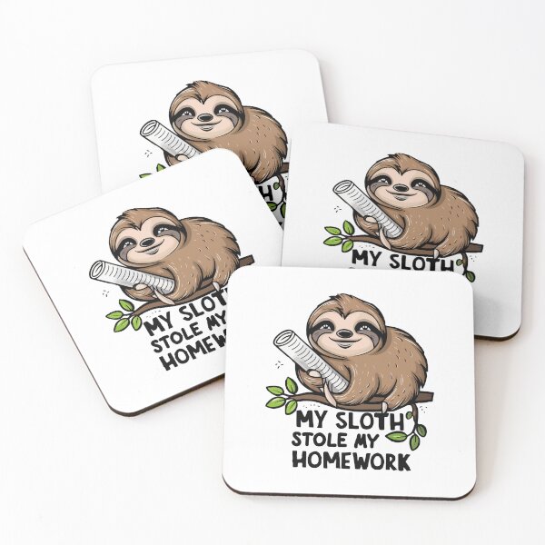 Item preview, My sloth stole my homework designed and sold by HandicraftArt.