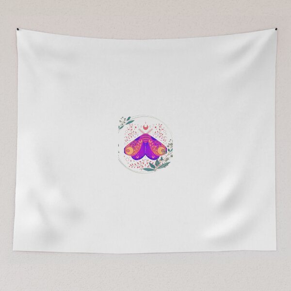 Item preview, chinese moon moth (good fortune, seeing the light) designed and sold by Happyart2024.